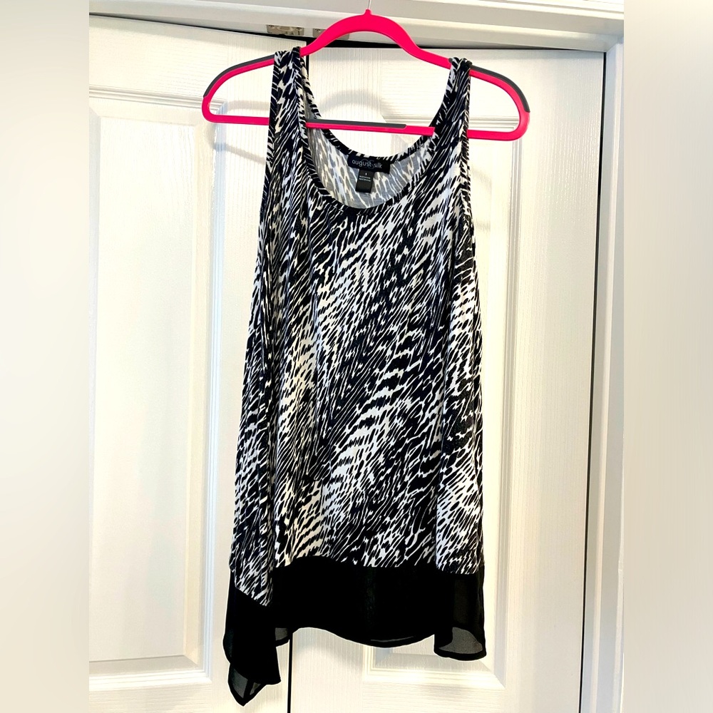 Zebra print Women’s Tank Top - Size Small